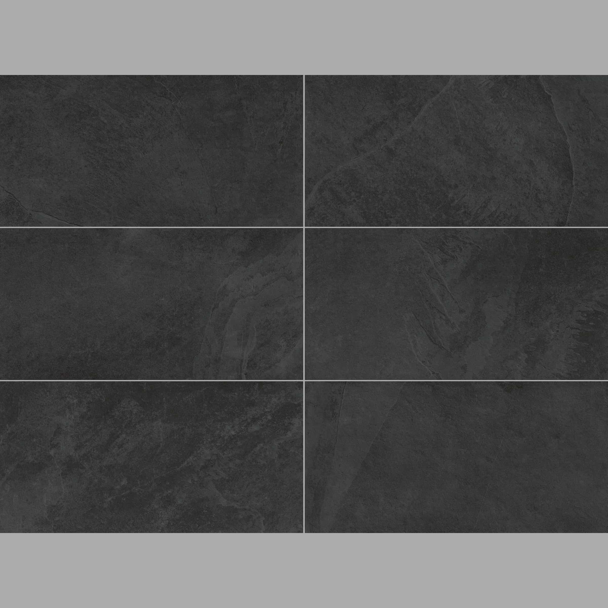 STONELUX Overland Anthracite Matte 24x48x2cm Rectified Porcelain Paver in Porcelain Pavers - Porcelain