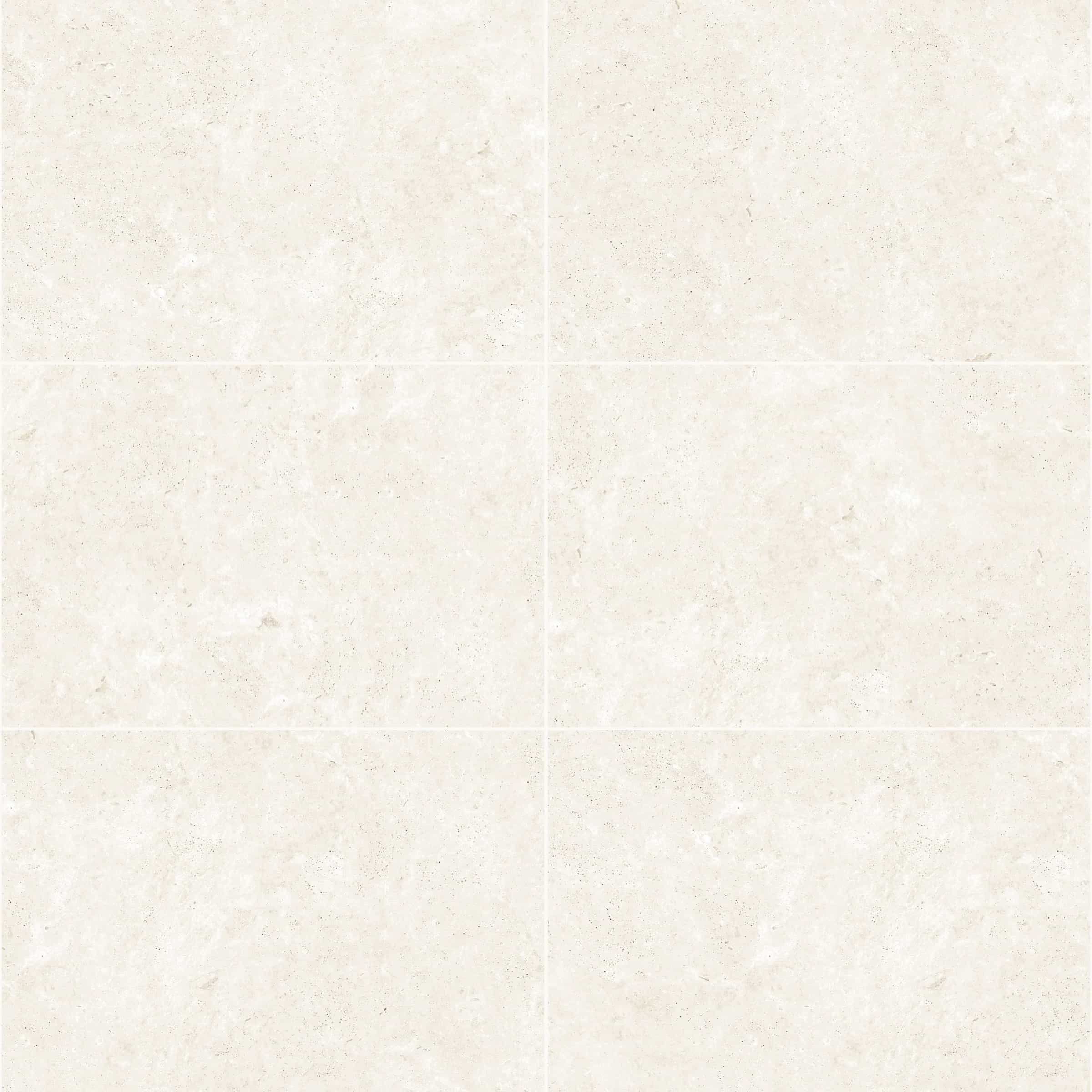 Close-up of Travertine Beige Matte 24x36x2cm Rectified Porcelain Paver from the Porcelain Pavers collection by STONELUX. The paver features a smooth matte finish with subtle beige tones and natural stone texture, ideal for patios and pool decks.