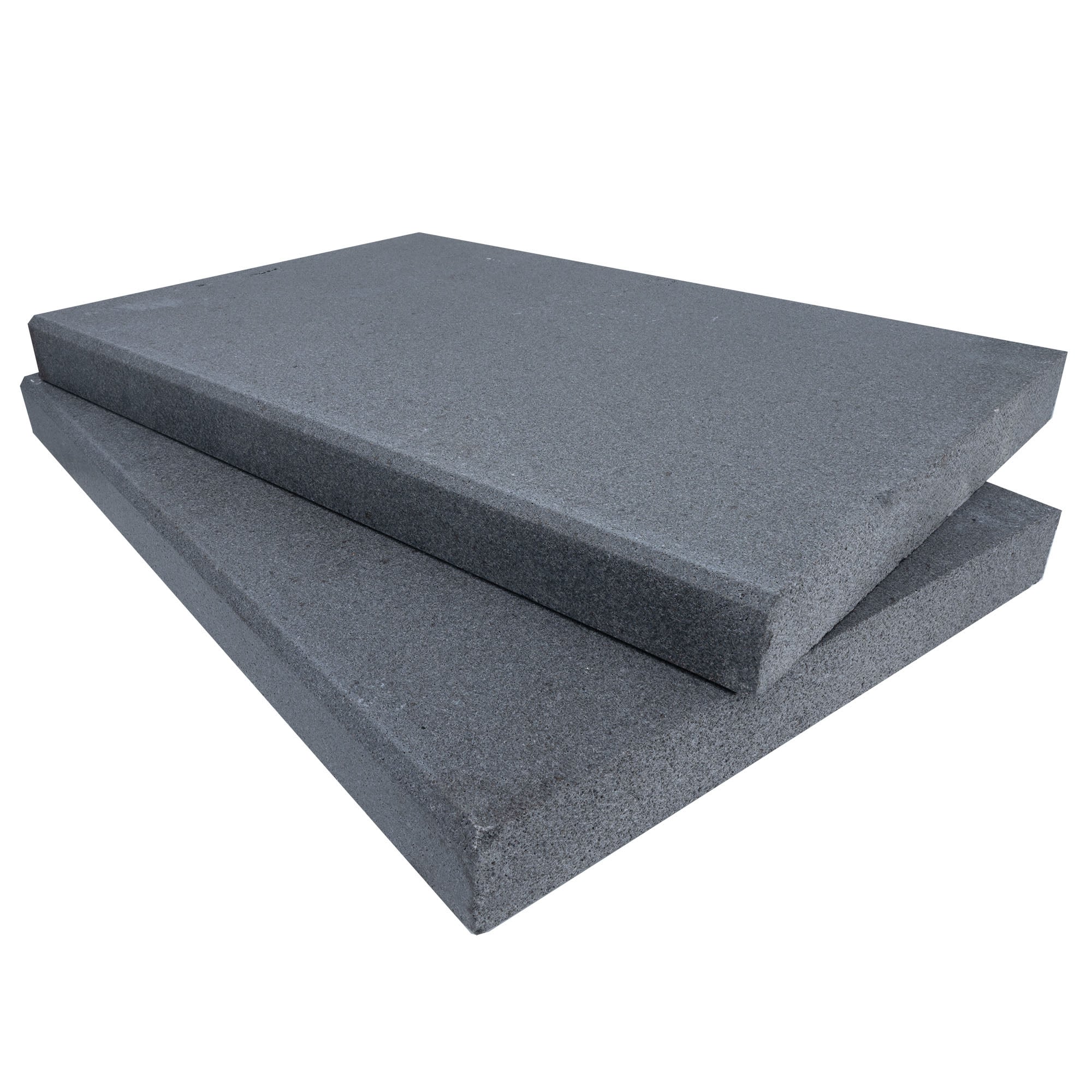 Black Basalt tumbled and brushed eased edge coping product detail