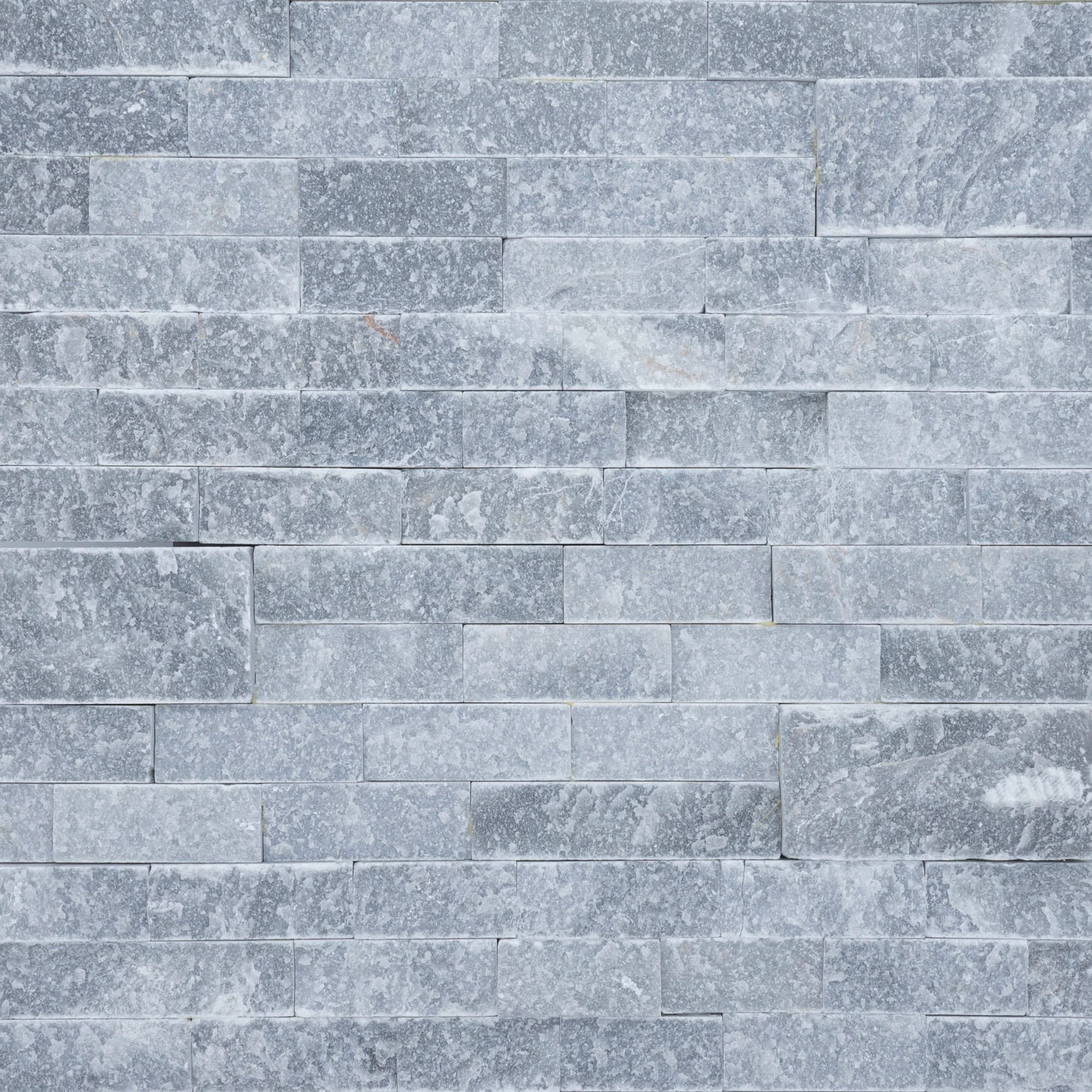 Afyon Grey Marble Splitface Ledger Panel - 6x24