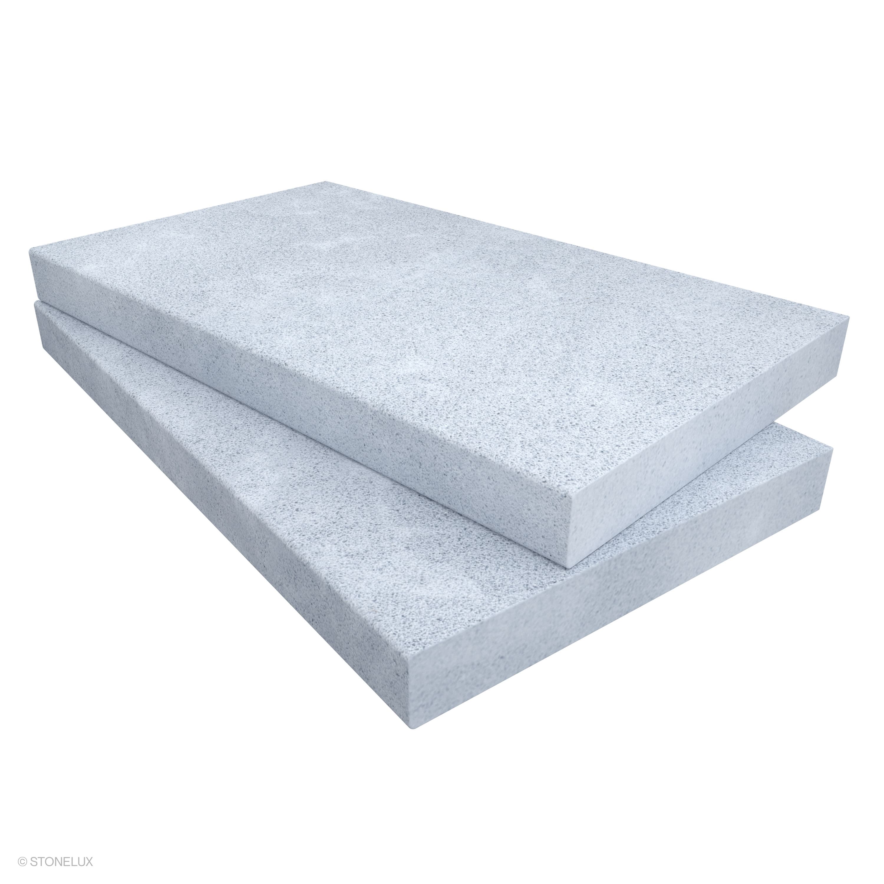 Afyon Grey Marble Sand Blasted 14x24x2 Eased Edge Coping