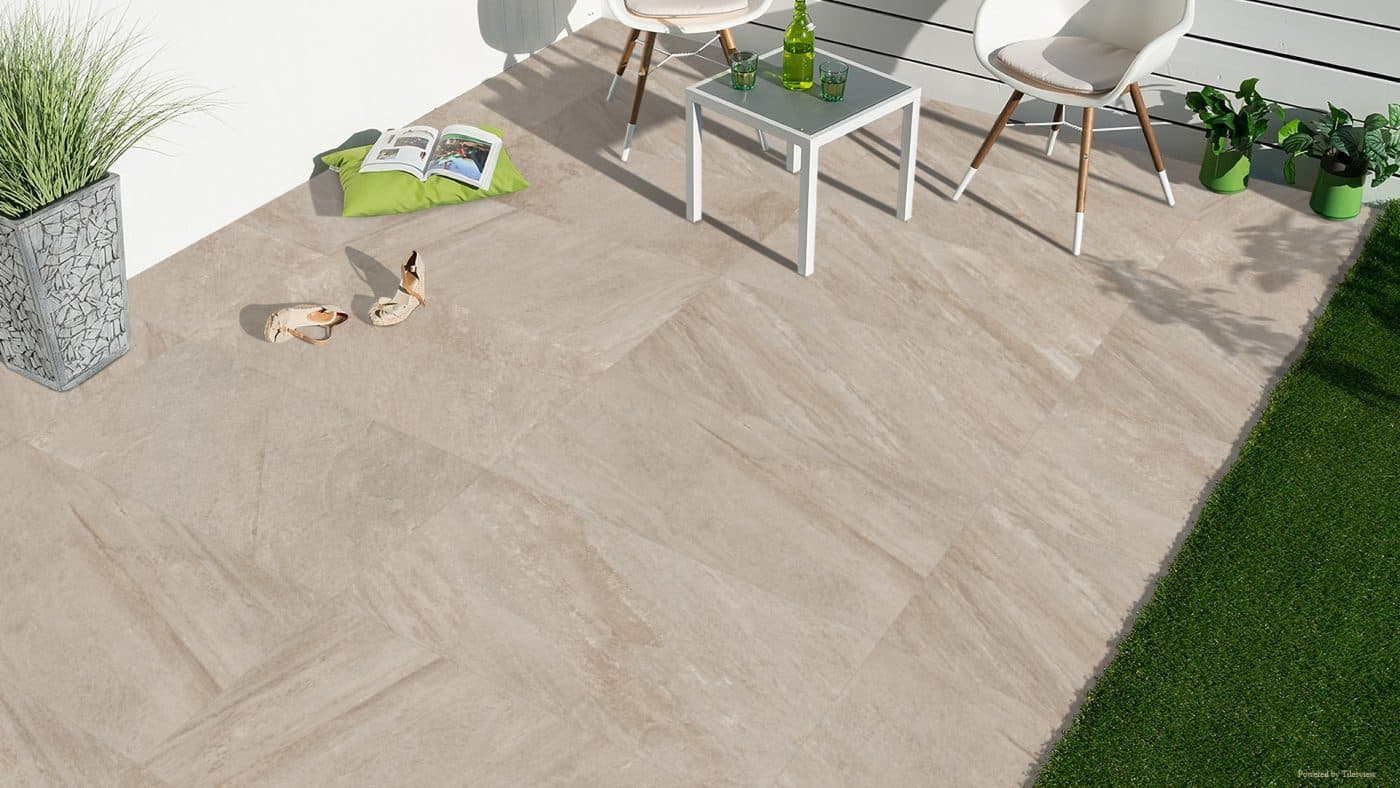 Indiana Beige Matte 24x48x2cm Rectified Porcelain Paver - View 3