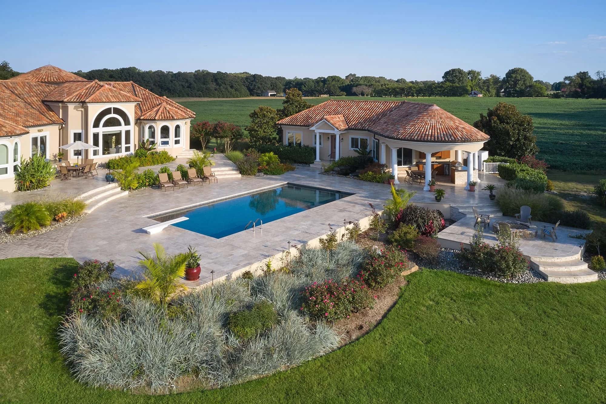 The Riverfront Retreat – Philly Travertine Villa